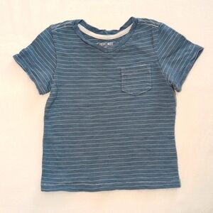 cherokee blue striped pocket t-shirt 18 months baby toddler boys